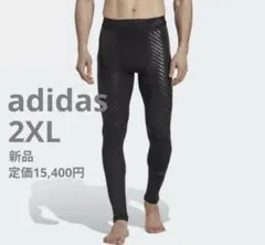 新品 adidas アディダス スポーツタイツ 2XL テックフィット