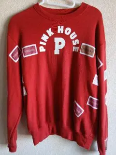 PINK HOUSE レッド トレーナー