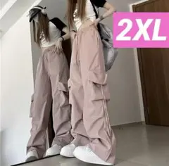 カーゴパンツ　ワーク　ダンス　カジュアル　ストリート　ピンク　韓国　さくら