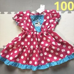 バースデイ＊ディズニー ミニー パルパルーザ ピンクワンピース100 ミニパル