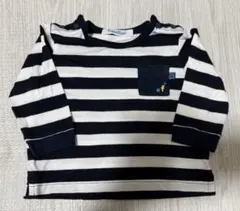 familiar ストライプカットソー 70 ファミリア　美品　定番