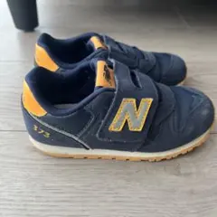 New Balance 373 ネイビー/オレンジ スニーカー