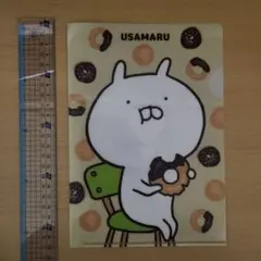 비매품 うさまる クリアファイル ドーナツ A5