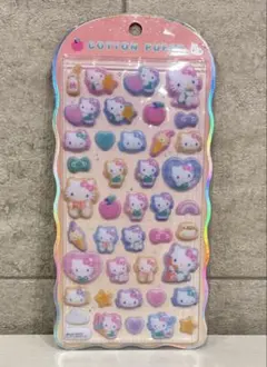 【正規品】コットンパフィーシール　ハローキティ