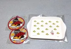 【値下げ】ムーミン　リトルミイ　メラミン角トレー＆コースター2枚