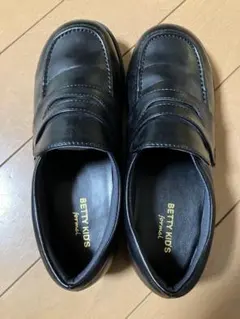 25cm美品BETTY KIDS フォーマルシューズ 黒