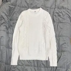 UNIQLO ケーブルニットセーター L