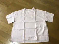 クラウドナイン　新品　ノーカラーブラウス　ピンクのサムネイル