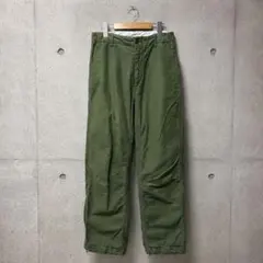 エンジニアドガーメンツ　オリーブ ワークパンツ ドローコード　ミリタリーのサムネイル