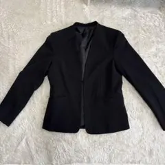 GU ノーカラージャケット ブラック M