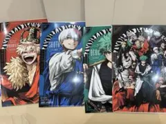 最強ジャンプ　ヒロアカ クリアファイル 4種 コンプリート ガシャステーション