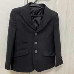 黒いキッズブレザー 120