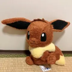 【送料込み】ポケモン イーブイ ぬいぐるみ くつろぎタイム