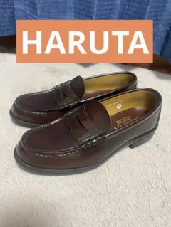 HARUTA ローファー　ブラウン　ジャマイカ　26EEE