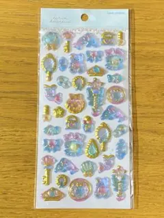 エクランウルーシール カミオジャパン シェル キラキラ 宝石シール