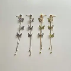 ○蝶モチーフ○ロングピアス