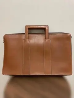美品】土屋鞄 コンフィオCONFFIO オイルヌメ ビジネスバッグ ブラウン