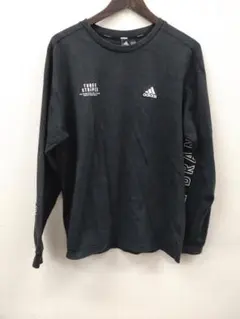 (5)adidas ブラック 長袖カットソー