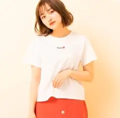 Emsexcite レトロガール 刺繍Tシャツ 半袖 レディース トップスのサムネイル