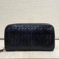 BOTTEGA VENETA ボッテガ 長財布 イントレチャート ラウンドジップ