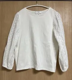 ROPE' PICNIC ホワイト 7分袖 レース トップス