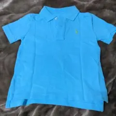 ポロラルフローレン 水色ポロシャツ 24M