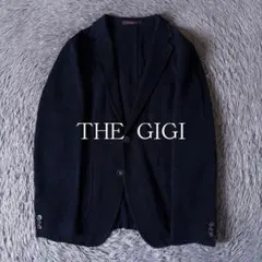 【美品】THE GIGI ホップサック コットンテーラードジャケット 46 紺のサムネイル
