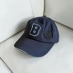 【完売品】Bibiy B. CLUB CAP ネイビー フラワー刺繍 キャップ Bibiy B. CLUB CAP ネイビー フラワー刺繍 キャップ タグ付き - メルカリ
