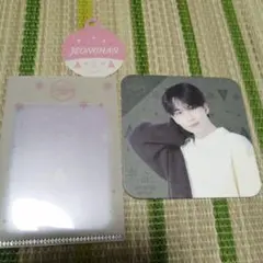 SEVENTEENCAFE　JEONGHAN コースター，ミニクリアファイル