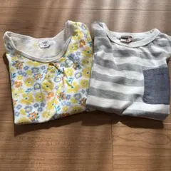 花柄 半袖 120センチ　2枚まとめ売り