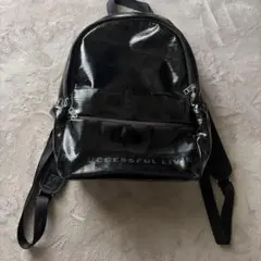 DIESEL ディーゼル　エナメル ミニ リュック 黒のサムネイル