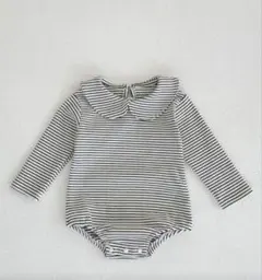 ★ストライプ 襟付きロンパース　まとめ割りあり