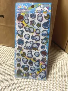 【新品未開封】あわわちゃん　キャンディグリッターステッカー