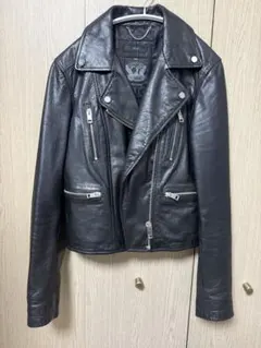 ［最終値下げ］ DIESEL ブラックレザーライダースジャケット