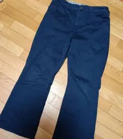 紺ウエストゴムパンツW80