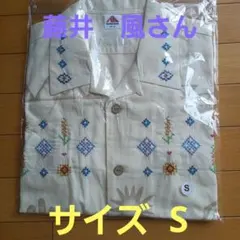 未使用】藤井風 FUJI ROCK 刺繍 半袖シャツ アイボリー S - メルカリ