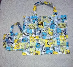 スヌーピーエコバッグ親子セット