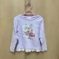 プリキュア Tシャツ 110cm ラベンダー