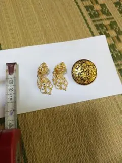 昭和レトロ イヤリング 訳あり