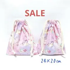 56.ハンドメイド　入園グッズ　入学グッズ　巾着袋