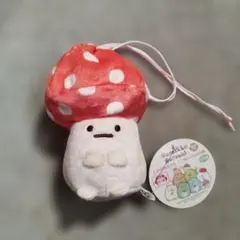 とかげのおうちミニぬいぐるみ巾着　きのこ