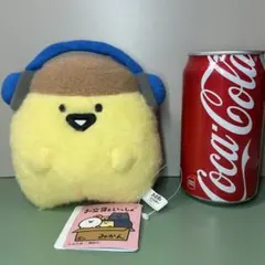 新品 お文具といっしょ ヘッドフォンぬいぐるみ マスコット タグ付き プリン