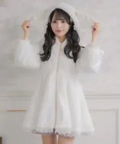 値下BABYTHE STARS SHINE BRIGHT ファー付きロングコート 値下BABYTHE STARS SHINE BRIGHT ファー付きロングコート - メルカリ