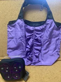 新品未使用品　ANNASUI蝶ポーチエコバッグ