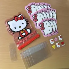 ハローキティ ミニレターセット　サンリオ　レトロ　1998 使いかけ