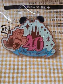 【１点限り】東京ディズニーリゾート40周年記念限定ピンバッジのサムネイル