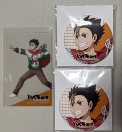 ハイキュー!! ハイドリ クリアカード 缶バッジC 西谷