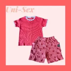 美品 2枚セット ワッフル Tシャツ パンツ 120 130 夏服