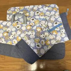 動物柄 体操服袋・お着替え袋 セット