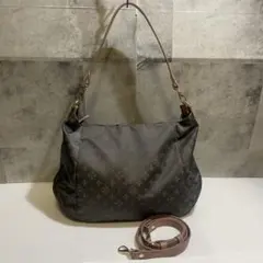 【極美品】russet 2WAY ナイロンショルダーバッグ グレーピンク